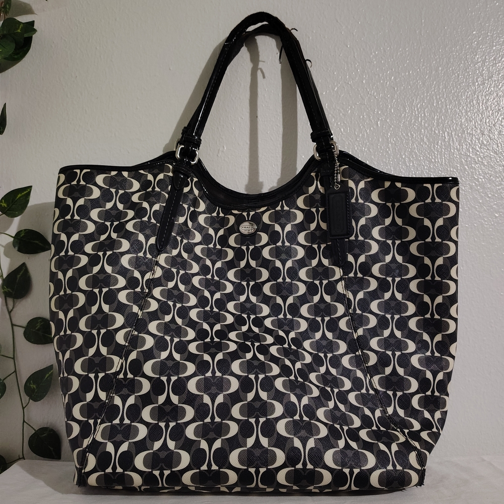 COACH | Tote Bag Black & White Pattern